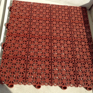 Модульные покрытия Darvin Plastic Flooring 30х30 см Terracotta