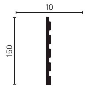 Панель стеновая Decor Dizayn 904-63SH 10x150х3000 мм (пог. м)