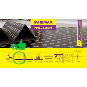 Подложка Afirmax Vinyl Smart для ПВХ плитки 1.0 мм