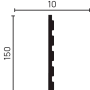 Панель стеновая Decor Dizayn 904-64SH 10x150х3000 мм (пог. м)