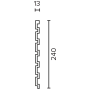 Панель стеновая Decor Dizayn 916-65SH 13x240х3000 мм (пог. м)