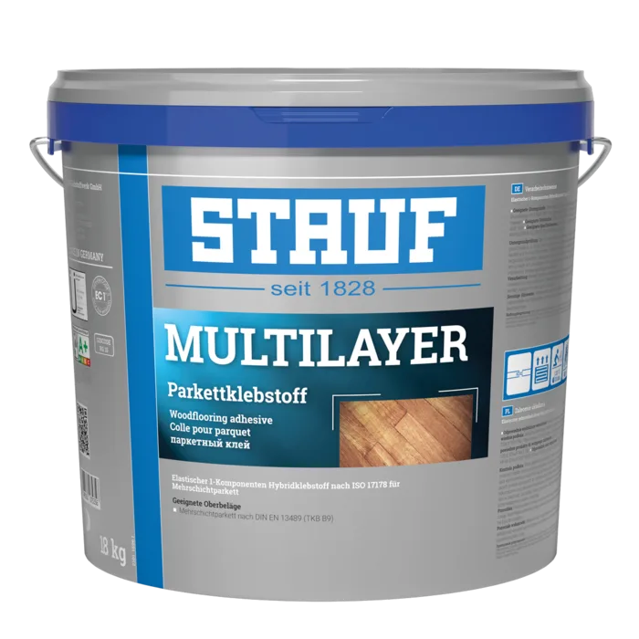 Клей Stauf Multilayer эластичный силан-полиуретановый однокомпонентный 18 кг Клей Stauf Multilayer эластичный силан-полиуретановый однокомпонентный 18 кг