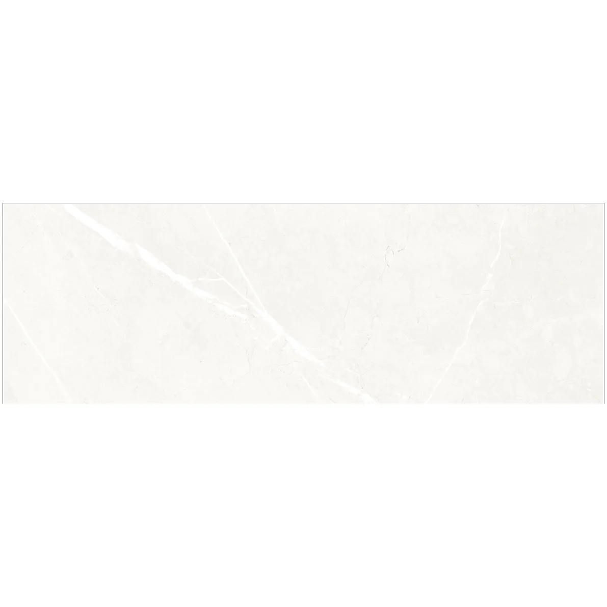 Керамическая плитка Gracia Ceramica Geneva white настенная 01 25х75 - фото 1