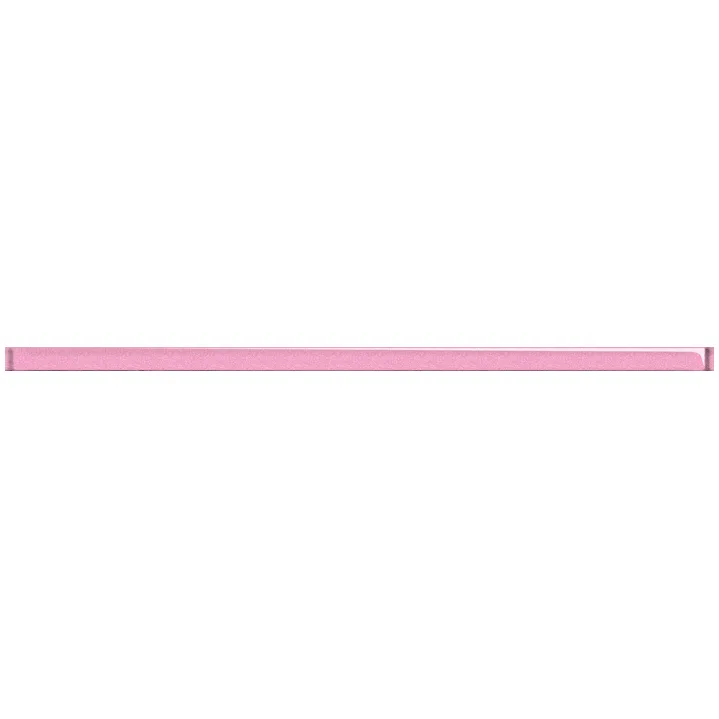 Бордюр Cersanit Universal Glass розовый UG1L071 2х60 - фото 1