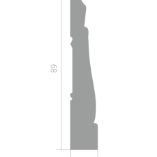 Ultrawood N 8160 наличник белый под покраску 15х89х2440