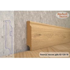 Плинтус Madest Decor из массива дуба 02-120-18