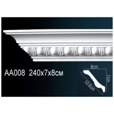 Карниз Перфект AA008F гибкий 70х80х2400