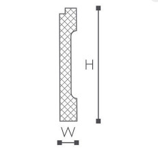 Плинтус дюрополимерный NMC Wallstyl FD1 15х100 мм