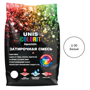 ЮНИС COLORIT затирка белая (2 кг)
