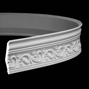 Карниз гибкий полиуретановый Европласт 1.50.185 98х115 мм