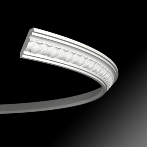 Карниз гибкий полиуретановый Европласт 1.50.195 55х51 мм