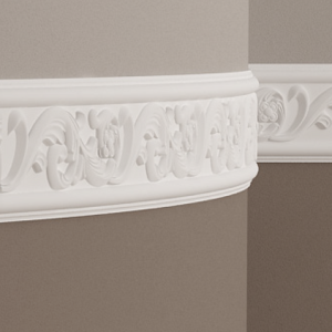 Молдинг полиуретановый Европласт гибкий 1.51.325 125х15 мм