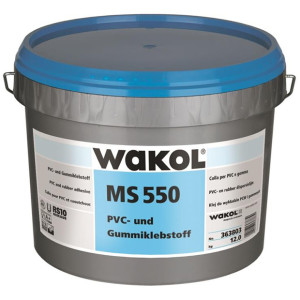 Клей для ПВХ и резиновых покрытий WAKOL MS 550 7,5 кг