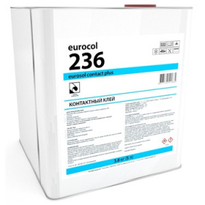 Клей Forbo 236 Eurosol Contact Plus для ПВХ и линолеума 3,8 кг