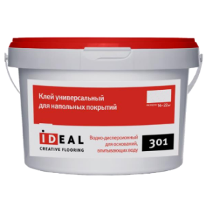 Клей Ideal 301 для напольных покрытий из ПВХ и текстиля 1,3 кг