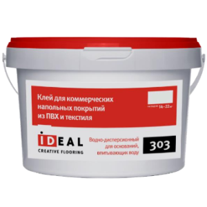 Клей Ideal 303 для коммерческих покрытий из ПВХ и текстиля 14 кг