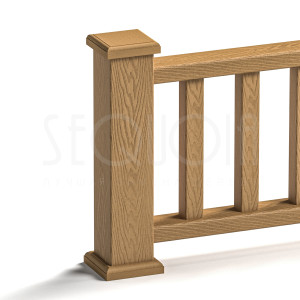 Комплект (крышка и юбка) для столба Sequoia Nature