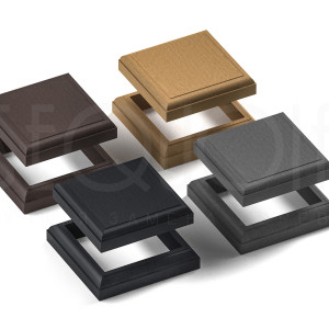 Комплект (крышка и юбка) для столба Sequoia Nature