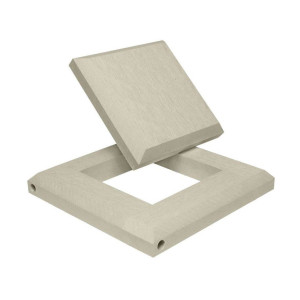 Крышка и юбка Bulros Белый 120 мм