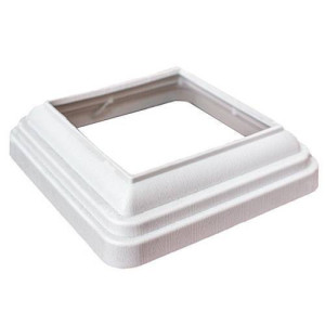 Крышка столба Woodvex нижняя White 140х140 мм