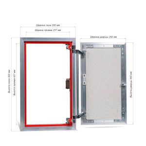 Люк распашной EuroFORMAT-R АТР 30х50