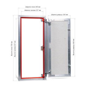 Люк распашной EuroFORMAT-R АТР 30х70