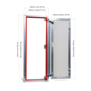 Люк распашной EuroFORMAT-R АТР 30х90