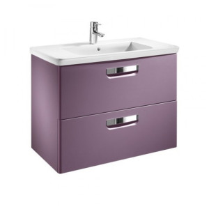 Мебель ROCA The Gap 60 см, фиолетовая, комплект подвес. тумба с раковиной