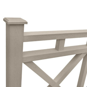 Ограждение из ДПК Bulros Белый