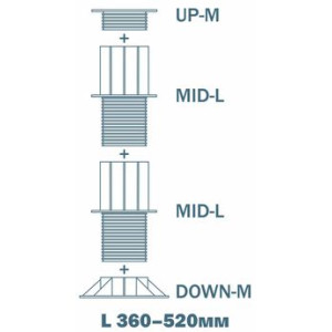 Опора регулируемая Level L6 315-530 мм