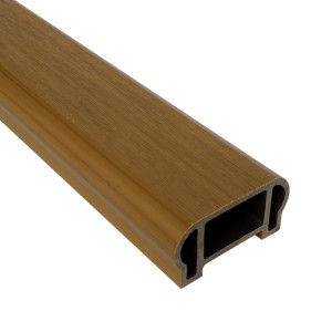 Перила из ДПК Woodvex верхняя Select Teak co-extrusion 50х95х3000 мм