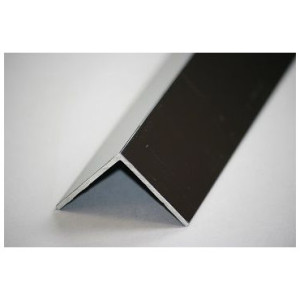 Профиль Экодэк алюминий гладкий Шоколад 40х40х3000 мм