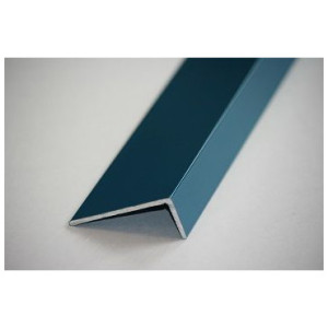 Профиль Экодэк алюминий гладкий Синий 20х50х3000 мм