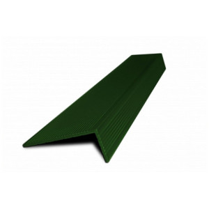Профиль Экодэк алюминий рифленый Зелёный 22х55х3000 мм