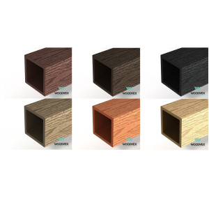 Столб ограждения из ДПК Woodvex Серый дым 120х120х3000 мм