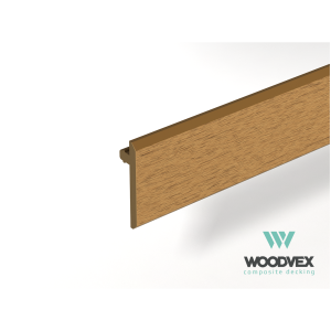 Торцевая T-планка из ДПК Woodvex Select Вуд 6х53х2000 мм