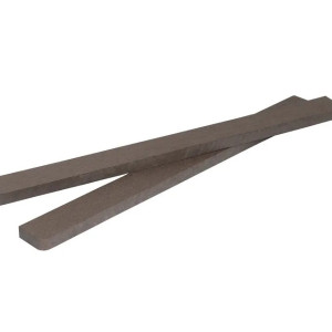 Торцевая заглушка для ступени Polivan Тёмно-коричневый 11х28х320 мм