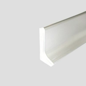 Торцевые окончания к плинтусу Effector Q63.01 Серебро