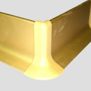 Угол наружный к плинтусу Effector Q63.00 Золото