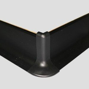 Угол наружный к плинтусу Effector Q63.005 Чёрный