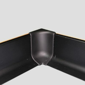 Угол внутренний к плинтусу Effector Q63.005 Чёрный