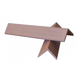 Уголок торцевой из ДПК EcoDecking Praktik Коричневый 50х50х3000 мм