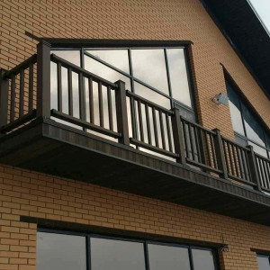 Ограждение из ДПК CM-Railing Тик №4