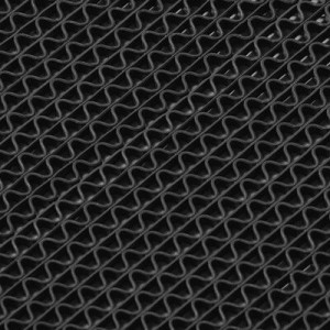 Дорожка Darvin ЗигЗаг 4.5 мм 90х1500 см Чёрная