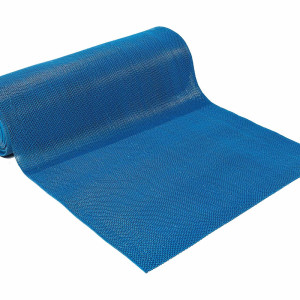 Дорожка Darvin ЗигЗаг 5.5 мм 90х1500 см Синяя