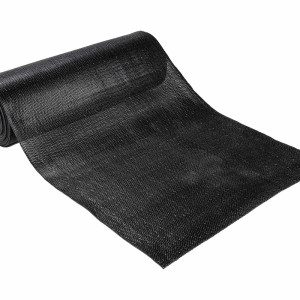 Дорожка Darvin ЗигЗаг 6 мм 90х1500 см Чёрная