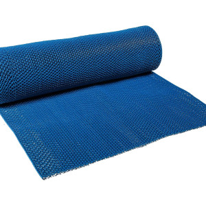 Дорожка Darvin ЗигЗаг 8 мм 120х1200 см Синяя