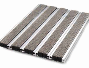 Грязезащитная решётка Forbo Tuftiguard Classic 17 мм Щетка одинарная и скребок