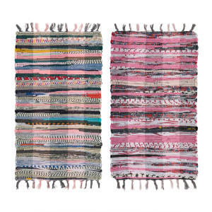 Хлопоковые коврики Darvin Mix 40х70 см Цветные