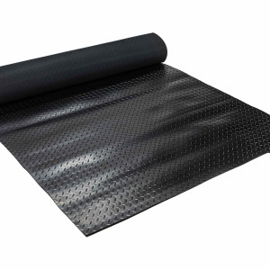 Резиновое покрытие Darvin Ёлочка 3 мм 120х1000 см Чёрное